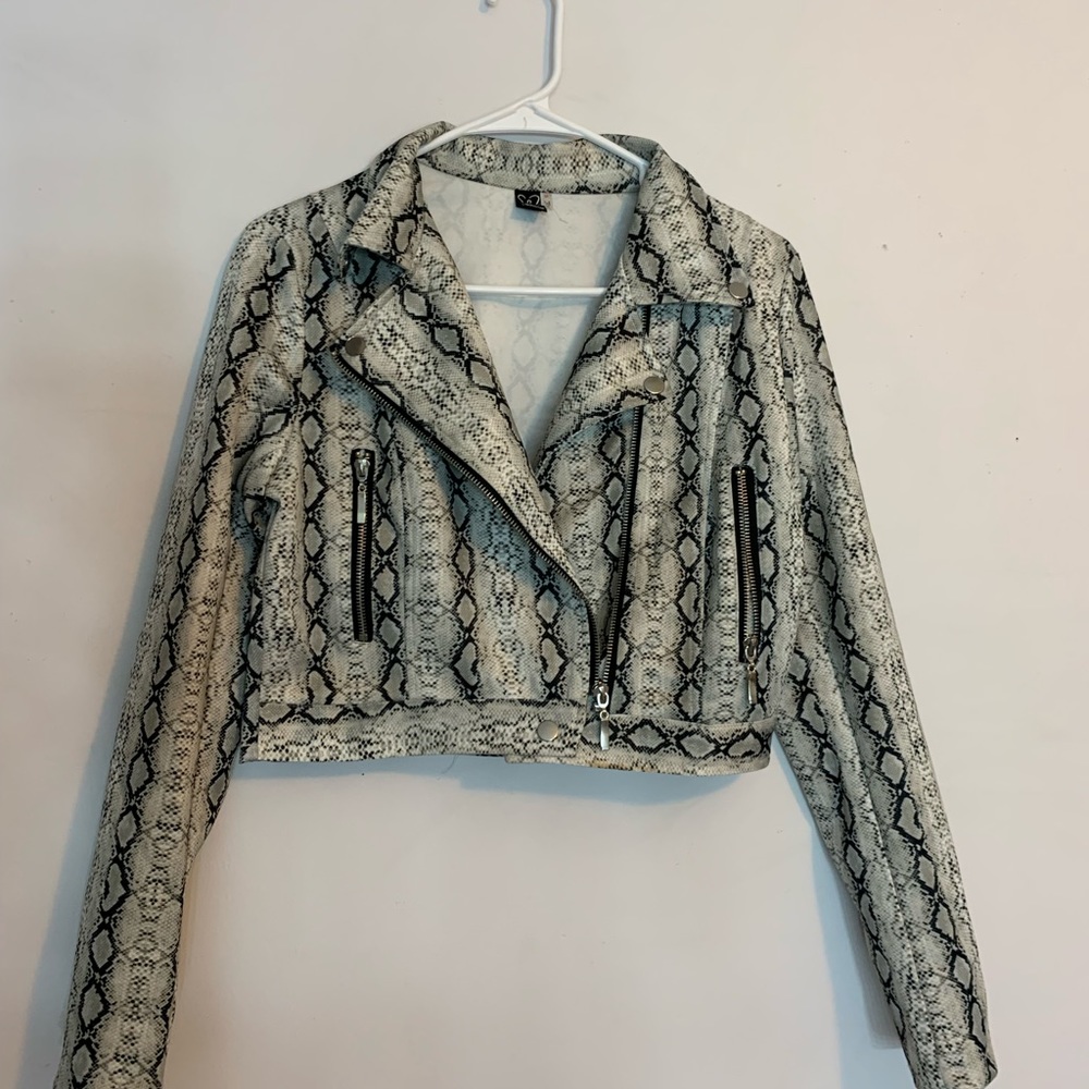Snake skin jacket